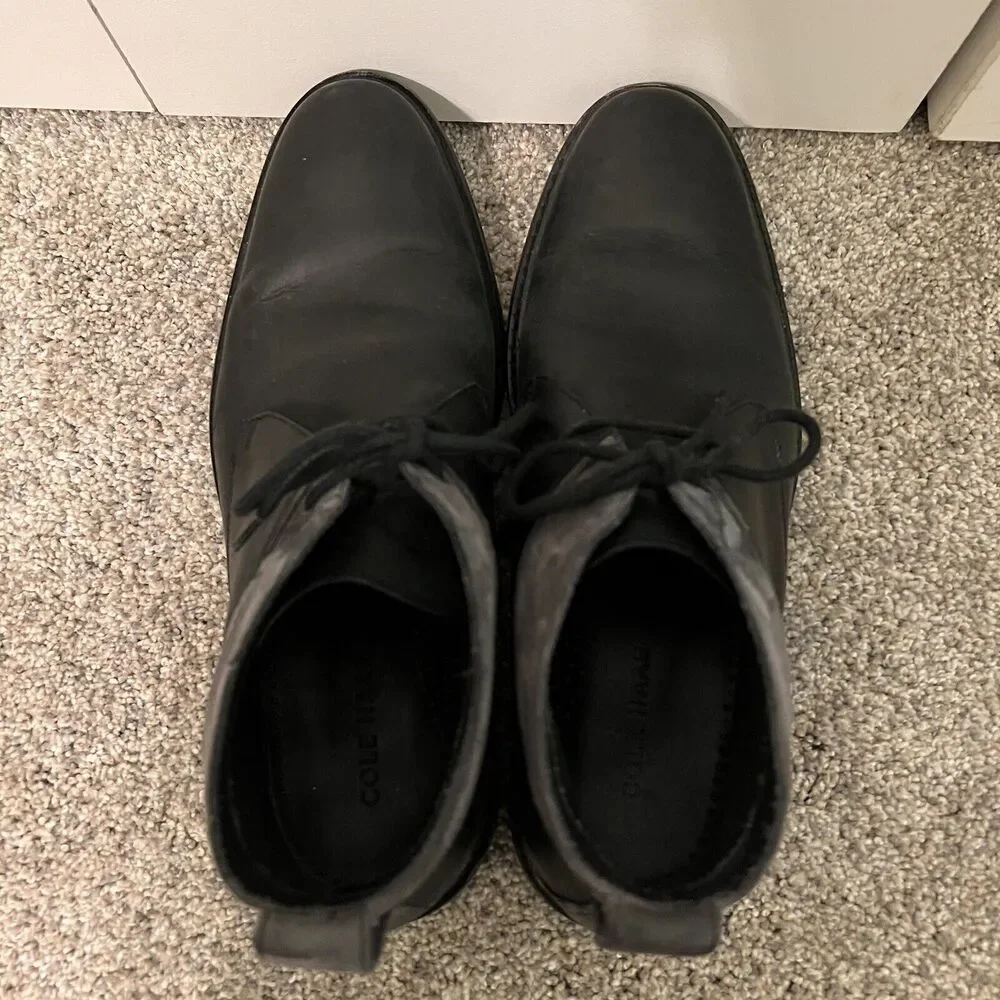 Cole Haan Original Leather Boots Low Size 8.5 M